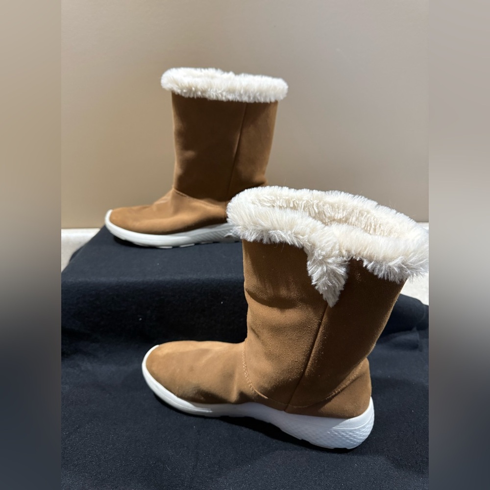 SKECHERS Leather SUEDE Boots GOGA Mat